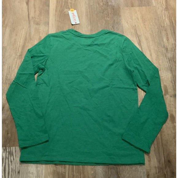 Boys 'Cool Bear' Long Sleeve Graphic T-Shirt - Cat & Jack Heather Green Size L - Picture 3 of 3